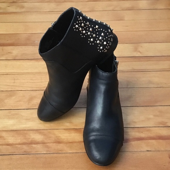 BCBGeneration Logan Studded Ankle Leather Booties - Picture 2 of 9